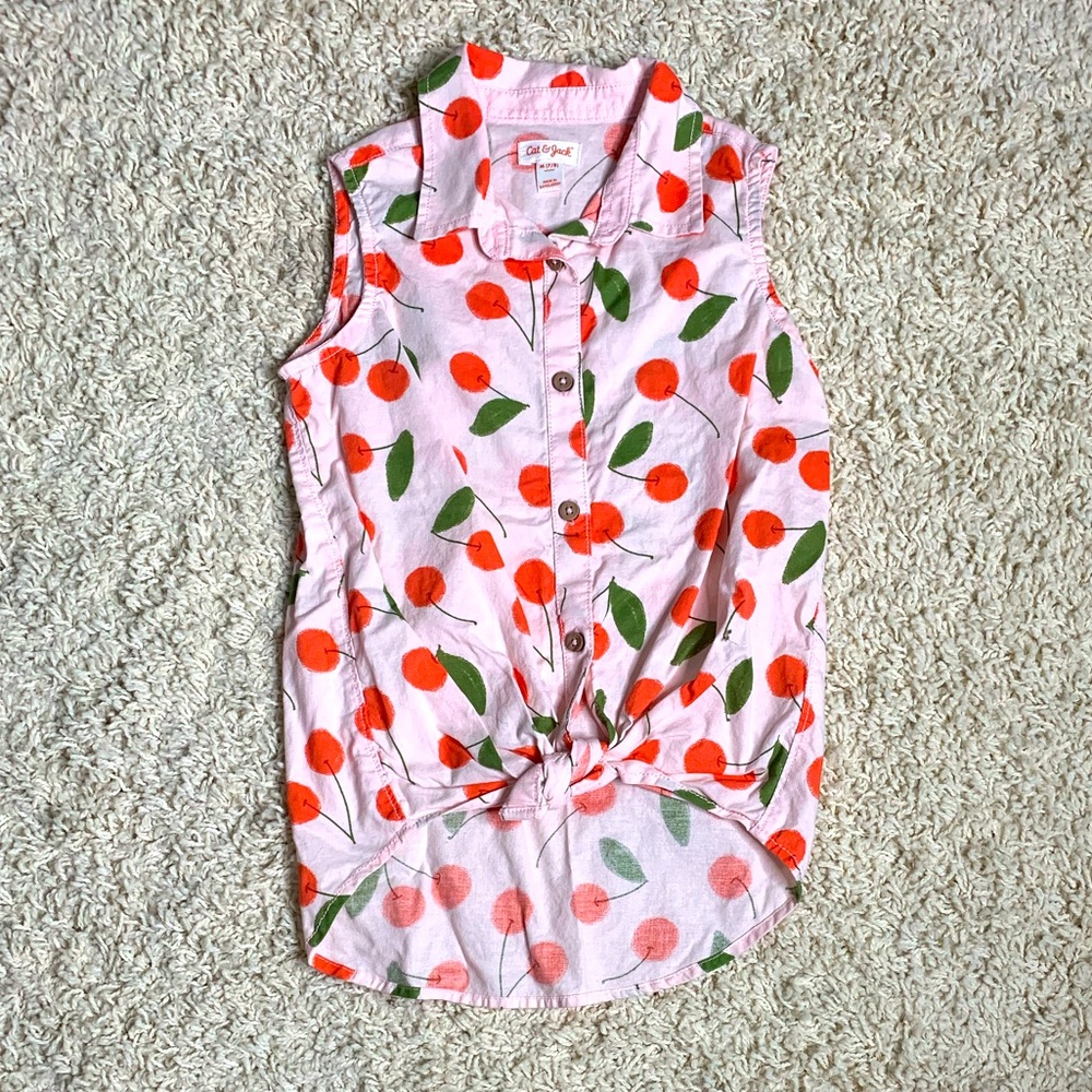 Cat & Jack Girls Casual Sleeveless Blouse - NWOT